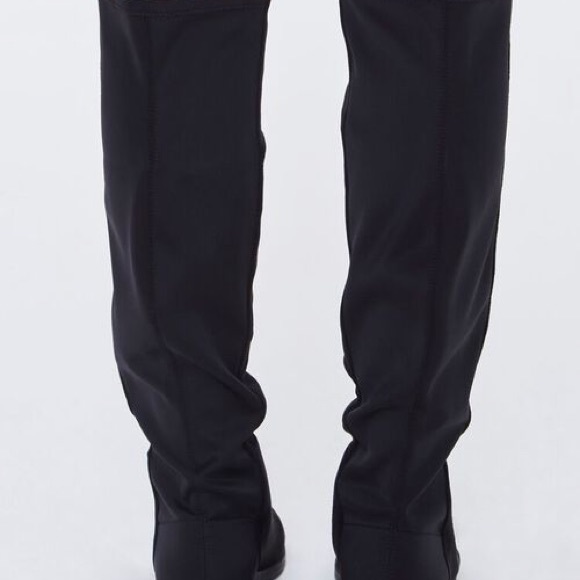 Faux Leather Knee-High Boots - Picture 3 of 16